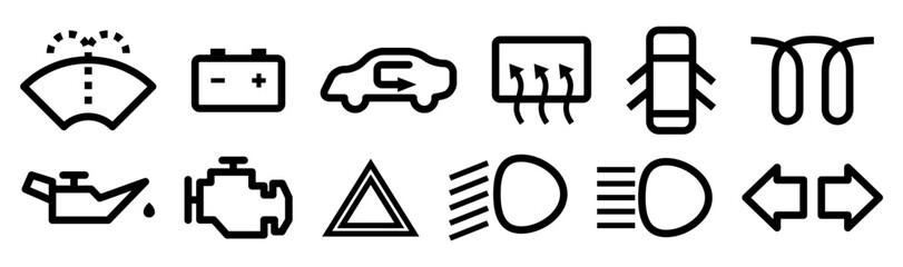 car dashboard icon