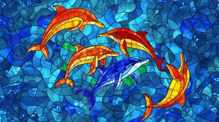 Stained Glass fish