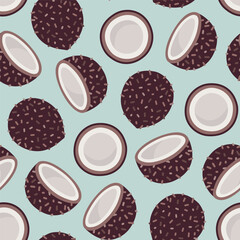 Coconut fruit pattern