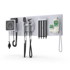 Wall Mount Medical Accessories 3D 