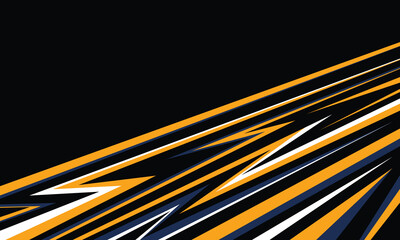 Car wrap sharp stripes racing sticker background