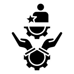 silhouette of a person with a cup of coffee