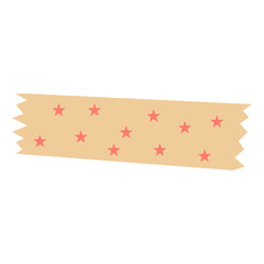 Cute Pastel Washi Tape Element Illustration