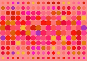 abstract colorful background with circles