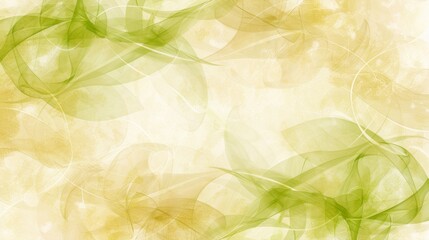 Fototapeta na wymiar Lemon yellow geometric patterns on abstract spring background evoking the unfolding of blooms