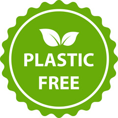 plastic free icon BPA free warranty packaging sign for graphic design, logo, website, social media,...