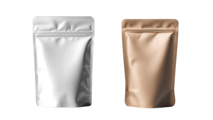 standing pouch for mockup isolated background