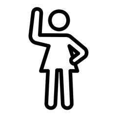 woman outline icon