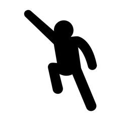 stickman glyph icon