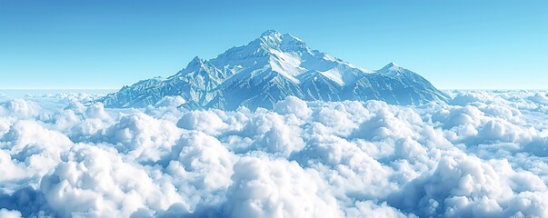 snow covered mountains