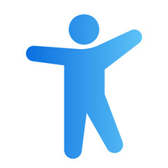 exercise gradient icon
