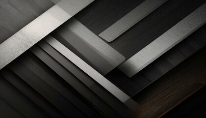 Obsidian Geometry: Abstract Dark Background with Geometric Elements"