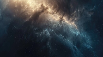 Fototapeta premium Nebula Dreamscape Background Abstract Cosmic Symphony