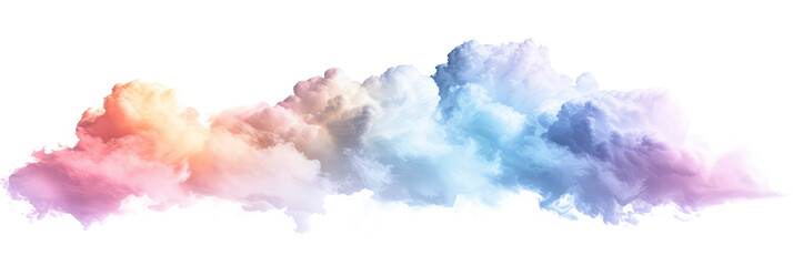 Mimic the soft and wispy texture of clouds with abstract watercolor brush strokes for the underline, offering a serene and airy effect.