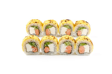 cheese rolls with grilled salmon for the food delivery website 7