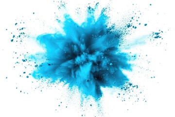Blue Color Explosion