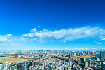 川崎から見る東京の都市風景【東京都】　
Tokyo Cityscape - Japan
