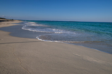 Fototapeta na wymiar Llevant beach, Formentera, Pitiusas Islands, Balearic Community, Spain