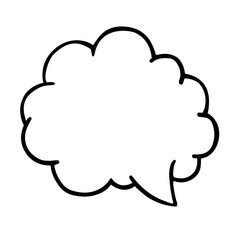 Vector Comics Speech Bubble Shape Object