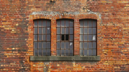 Brickwork Patterns showcase the strength and aesthetic of industrial architecture through orderly brick arrangements.