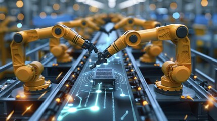 Edge Computing improves manufacturing processes by processing data at the source to reduce latency and enhance real-time control.