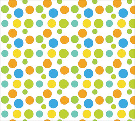 seamless background with colorful circles