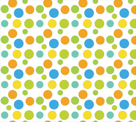 seamless background with colorful circles