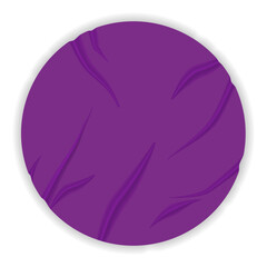 Template glued paper with wrinkles effect realistic