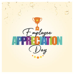 Employee Appreciation Day, March 4th Vector Template