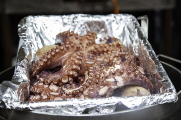 Cooked octopus - 747087535