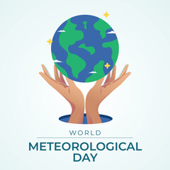 vector graphic of World Meteorological Day ideal for World Meteorological Day celebration.