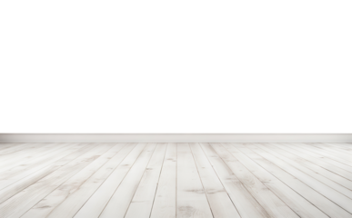 White tones of polished wooden floorboards, cut out