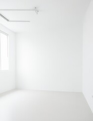 white clean room interior