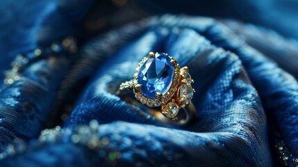Macro shot of a colorful shiny gem undergoing the final polish in a lapidary workshop soon to be the crown of a beautifully crafted ring