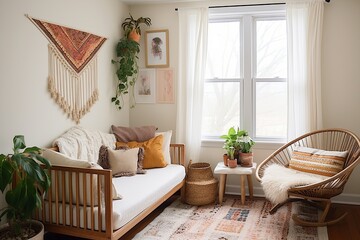 Boho Chic Nursery: Cozy Couch Corners - Roomy Ideas for a Boho Nursery