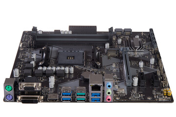 motherboard on white background