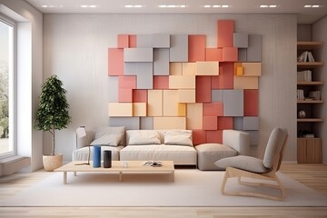 Color-Blocked Interior Wall Ideas: Modern Blocks for Classic Elegance