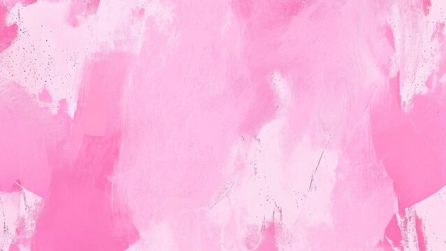 Abstract pink watercolor painted background texture with grunge brush strokes.