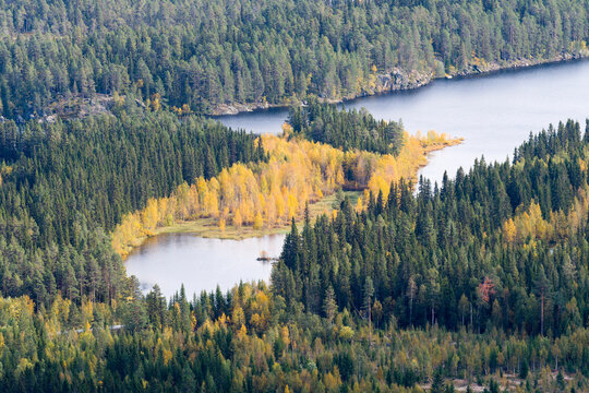Stalonbergets utsiktsplats in Schweden	