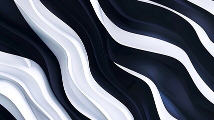 An abstract background with horizontal striped gradients in shades of black and white, resembling a zebra pattern