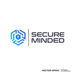 Abstract shield logo vector illustration