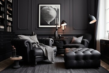 Monochromatic Living Room Ideas: Chair Design in Singular Color Scheme