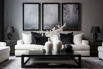 Monochromatic Living Room Ideas: Harmonizing Frame Art with Similar Shades