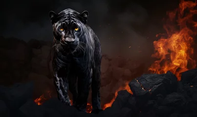 Gordijnen Black Panther © Annika