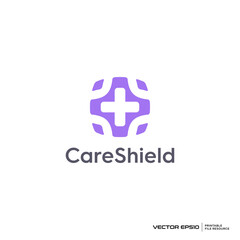 Heath care logo vector illustration