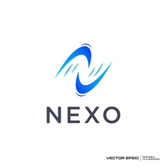 Fototapeta premium Letter N logo vector illustration