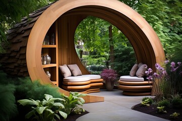 Zen-inspired Patio Ideas: Arch Entry to Tranquil Retreat
