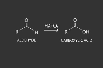 aldehyde carboxylic acid molecular skeletal chemical formula	
