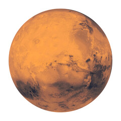 Planet Mars Isolated