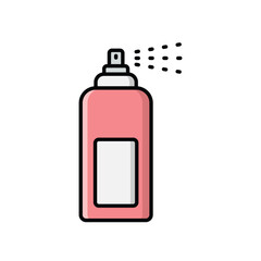 Hair Spray icon vector stock illustration